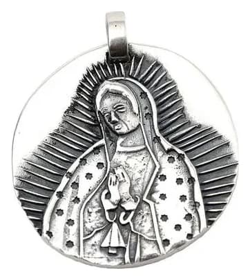 Medalla de Plata Virgen de Guadalupe Doblon