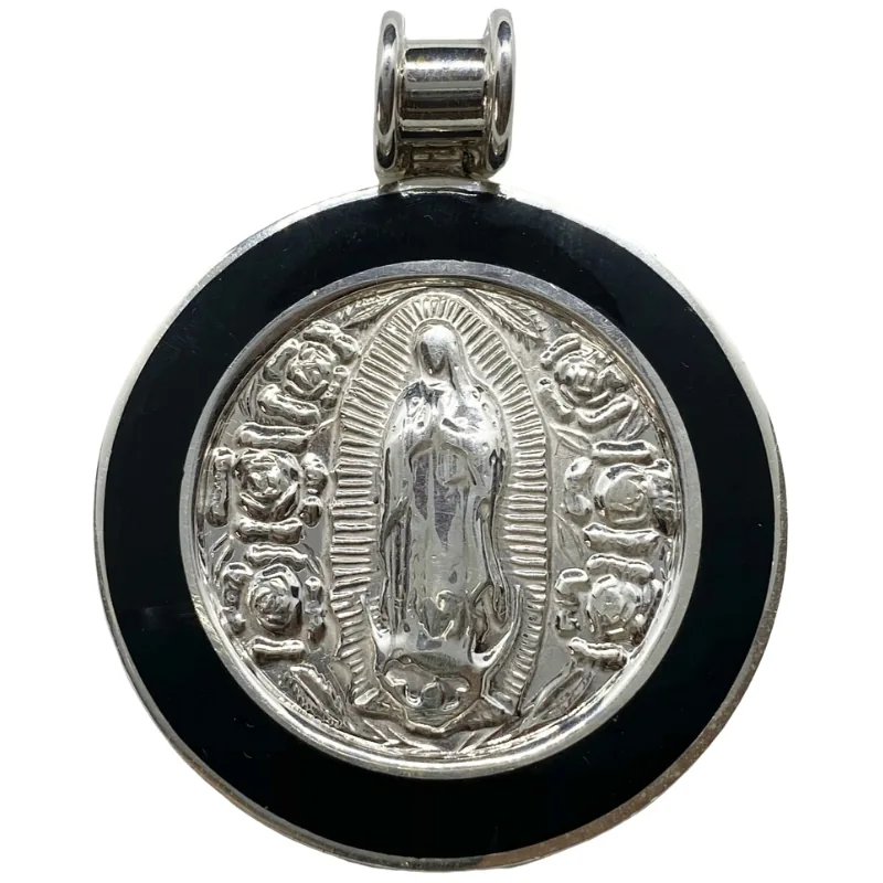 Medalla de Plata Virgen de Guadalupe Negra — Edición LVDG